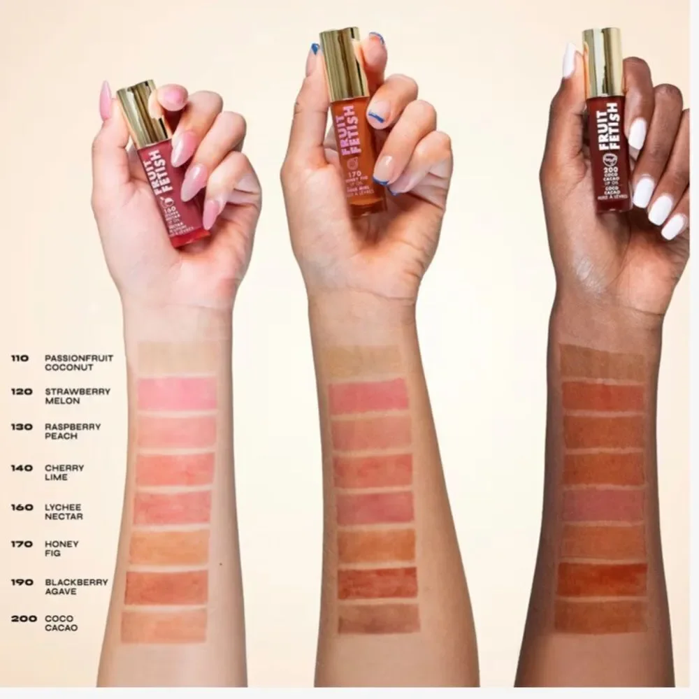 🦋 Milani Honey Fig nude caramel Fruit Fetish Lip Oil New FullSz